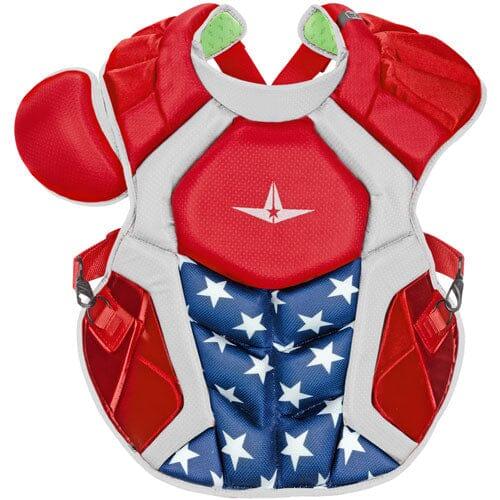 Shop the All-Star S7 Axis USA Elite (Ages 12-16) Catcher's Kit NOCSAE Approved: CKCC1216S7X USA at Headbanger Sports