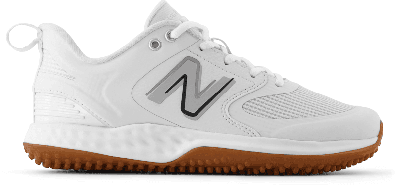 Grey new balance turf shoes best sale